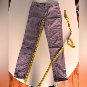 Loft, size 4/27, light purple velvet pants